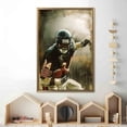 thumbnail image 6 of Sports Wall Decor, Walter Payton Art Canvas, Gym Canvas, Football Canvas, Sport Canvas, Motivational Wall Decor, Canvas Wall Decor - Natural Framed, 6 of 7