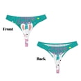 thumbnail image 3 of Balery Happy easter Tangas de Algodón para Mujer con Estampado – Ropa Interior Sexy, Transpirable, G-string-X-Large, 3 of 6