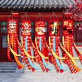 thumbnail image 4 of 2 Piece Happy New Year Windsock Wind Sock Flag for Home New Year Decoration, 4 of 7