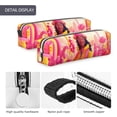 thumbnail image 4 of Honeii Digital Nomad Pink Landscape Pattern Pencil Case, Pencil Pouch, Pencil Case Small, Pencil Pouch Aesthetic, PVC Pencil Pouch, Pencil Bag, Makeup Pouch, 4 of 7