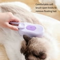 thumbnail image 2 of Cepillo Methold ABS para Perros y Gatos con Peine de Masaje, Color Caqui Oscuro, 2 of 6