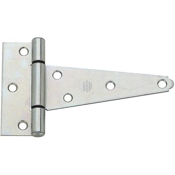 National Hardware 7175987 5 in. Plated Extra Heavy T Hinge