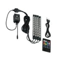 thumbnail image 2 of Riwesomey Tira de luces LED para coche, lámpara de cadena, atmósfera, resistente al agua, tira de luces LED, Control remoto, lámpara 5050 9LED Bombillas para automóviles Riwesomey VI000785-00, 2 of 6