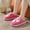 Hot Pink, variant on Fesfesfes Womens Ghost Patterned Cozy Indoor Slippers Non Slip House Shoes for Home Wear Cute Holiday Design Comfortable Everyday Slides for Women(Hot Pink,38(US:6.5))