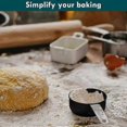 thumbnail image 4 of 8pcs Measuring Cups and Spoons Set with Stainless Steel Handles Baking Scale, 4 of 5