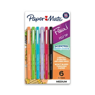 Paper Mate Bold Flair Felt Tip 1.2mm Pen 6/Pkg