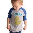 thumbnail image 1 of 7 ate 9 Apparel Rubber Duck Lucky Duck Raglan Tee 18 Month Blue, 1 of 2