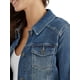thumbnail image 2 of Wrangler Authentics - Chaqueta vaquera elástica para mujer, color azul mediano, 2 of 3
