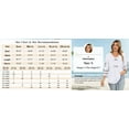thumbnail image 5 of Ronuti 3/4 Length Sleeve Womens Tops Dressy Casual Blouses for Women 2025 Trendy V Neck T Shirts Fall Clothes, 5 of 5