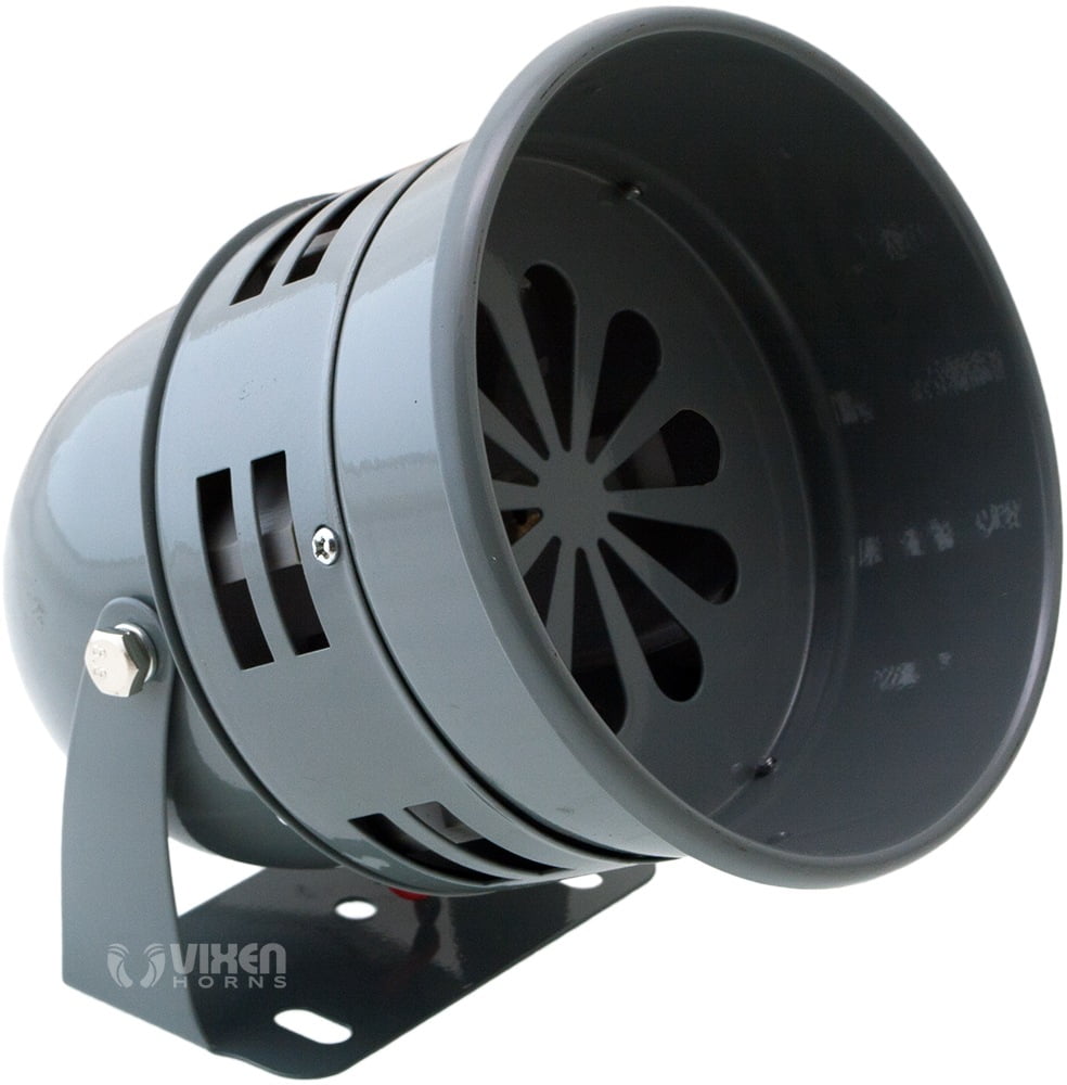 Vixen Horns Loud Electric Motor Driven Metal Alarm/Siren (Air Raid) 12V