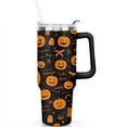 thumbnail image 2 of Halloween Insulated Tumblers Happy Halloween Tumbler Cup with Straw,Thermal with Lids for Hot and Cold Drinks for Outdoor Sports Wedding 40 oz Spooky Cup, 2 of 7