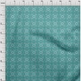 thumbnail image 4 of oneOone Cotton Flex Teal Green Fabric Asian Block Quilting Supplies Print Sewing Fabric By The Yard 40 Inch Wide, 4 of 4