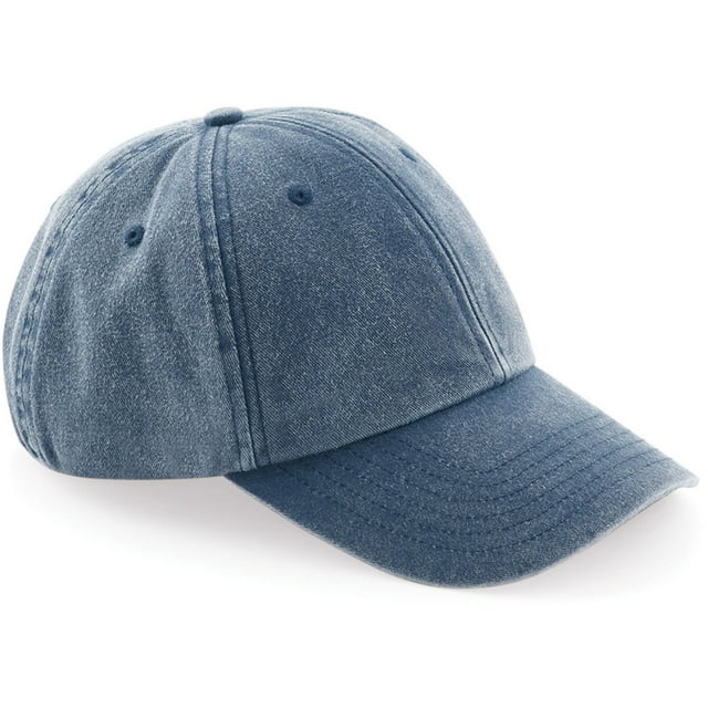 Beechfield Low Profile Vintage Denim-Look Cap