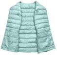 thumbnail image 6 of Xyxonk Women's Lightweight Water-Resistant Packable Puffer Vest Thermal Sleeveless White Duck Down Coat Outerwear,Mint Green XL, 6 of 8