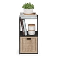 thumbnail image 6 of Maklaine Contemporary Cubic Storage Cabinet - 2x1 in Espresso, 6 of 6