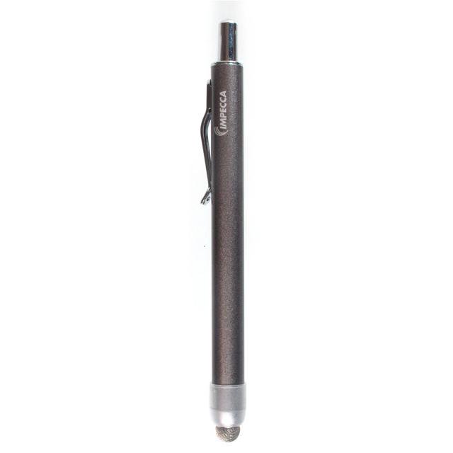 Impecca TSS100GY Tss100 Retractable Stylus Pen For Tablet Pcs And Smartphones Grey Walmart