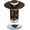 Oil Rubbed Bronze, variant on Bathroom Sink Drain Strainer, 3 in 1 Pop Up Bathroom Sink Stopper with Removable Brass Basket Hair Catcher, Universal Sink Plug for 1.06 to 1.6in Drain Hole, Chrome Silver