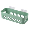 thumbnail image 2 of Shower Self Basket,1Pc New Stick Type Bathroom Storage Organizer Wall Storage Organizer Versatile Functionality, 2 of 6