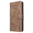 thumbnail image 2 of Case For Samsung Galaxy A57 5G【RFID Blocking】with Multi-Card Holder Bills Slot, Calfskin-Texture Vegan Leather Magnetic Wallet Case,Brown,For Galaxy A57 5G, 2 of 10