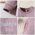 thumbnail image 7 of Splozh Kids Fall Clothes Toddler Baby Girl Clothes Girl Long Sleeve Pullover Sweatshirt Stretch Jogger Pants Fall Winter Outfit Purple,3-6 Months, 7 of 7