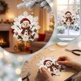 thumbnail image 5 of Christmas Pearl Diamond Art Painting Suncatcher Kit, DIY Christmas Pearl Diamond Hanging Ornament Set, 3D Acrylic Snowflake Sun Catcher for Home Wall Decor, 5 of 8