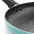 thumbnail image 3 of Oster Luneta 11.5 Inch Aluminum Nonstick Frying Pan in Teal, 3 of 3