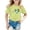 Light Green, variant on Kids' Neon Graphic Print T-Shirt, Cool 3D Design, Short Sleeve, Casual Comfort for Boys & Girls (8-12 Years)
