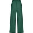 thumbnail image 5 of Fashion Versatile Solid Color 7 Point Pants for Women Summer Casual Elastic Cropped Pants Comfy Soft Large Size Pants, 5 of 5