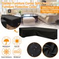 thumbnail image 2 of Panxico Housse de Protection Outils de Jardin Mobilier de Jardin Extérieur Housse de Canapé d'Angle Housse de Table Extérieure B, 2 of 9