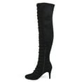 thumbnail image 2 of Journee Womens Trill Wide Calf Round Toe Over The Knee Boots, 2 of 9