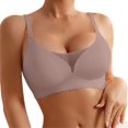 thumbnail image 3 of WCJM Workout Yoga Top Coffee Women Racerback Sports Bras Women's Cotton Underwear (S), 3 of 7