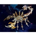 thumbnail image 2 of Puzle 3D de metal Konhaof Gold Scorpion para adultos con colores, 2 of 6