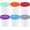 6 colour, variant on 6 Pack 8 Oz Ice Cream Containers for Homemade, Ice Cream Containers with Silicone Lids Leak-Free, Reusable Ice Cream Storage Containers for Freezer Chocolate Sorbet