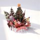 thumbnail image 1 of Tarjeta de felicitación navideña 3D Tarjeta temática navideña Feliz Navidad con sobre (patrón de sobre aleatorio), 1 of 5