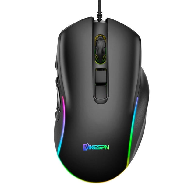 bedienty Game Mouse Professional Wired 10 Buttons Gaming Mouses Practical Optical Computer Laptop Accessories Home Office