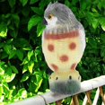 thumbnail image 4 of Señuelo de búho de plástico, control de plagas de malezas, espantapájaros para palomas, adorno para césped Zulema Owl Decoy Owl Scarecrow, 4 of 8
