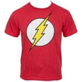 thumbnail image 1 of DC Comics The Flash Symbol Glow Ink Youth T-Shirt-XLarge, 1 of 4
