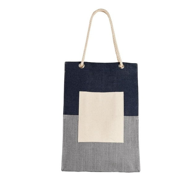 Bolsa de yute con interior laminado-Candy beige 22 x 32 x 14