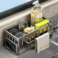 thumbnail image 2 of 1 Sink Organizer With Drain Tray For Sponges & Cleaning Tools, 2 of 5