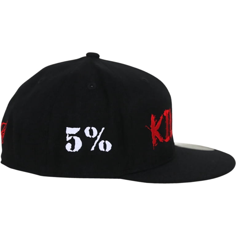 5% Nutrition Rich Piana Love It Kill It Black Trucker Hat 
