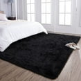 thumbnail image 3 of TWINNIS Super Soft Fluffy Carpets Shaggy Area Rugs For Living Room Bedroom Nursery Room,8'x10',Black, 3 of 7