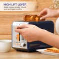 JOY Kitchen Digital Countertop Extra Wide 2Slice Toaster, 6 Browning