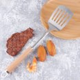 thumbnail image 4 of Shisuyan Stainless Steel Spatula Silver 1Pack 14.8x3.1x2in, 4 of 8