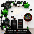 thumbnail image 4 of PMU Grad U Roc! Balloon Bouquet Green (5/pkg) Pkg/1, 4 of 7