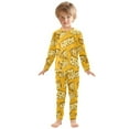 thumbnail image 3 of joogoo Cheese Pajamas Set Long Sleeve Soft Cotton Sleepwear 2 Piece 24M, 3 of 7