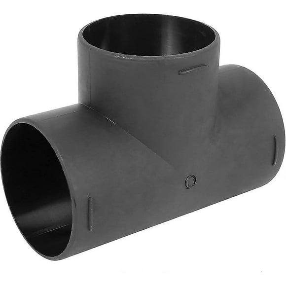 Conector de salida en forma de T para conducto de aire caliente de 3 vías para calentador de coche de 75 mm