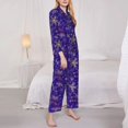thumbnail image 3 of Naloa blue purple Snowflake Pajamas for Women Set, Womens Pajama Sets, Lounge Sets for Women, 2pjs for Women-XX-Large, 3 of 7