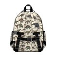 thumbnail image 3 of Colorful Dinosaurs Scientific Pattern Backpack for School,Cute School Bag,Schoolbag with Adjustable Shoulder Straps & Padded Back,15.25"x11.5"x5.25", 3 of 5