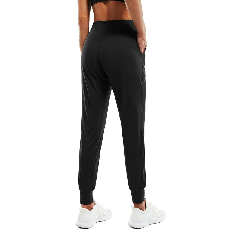 Promover Womens Joggers with Pockets Workout Running Yoga pants 