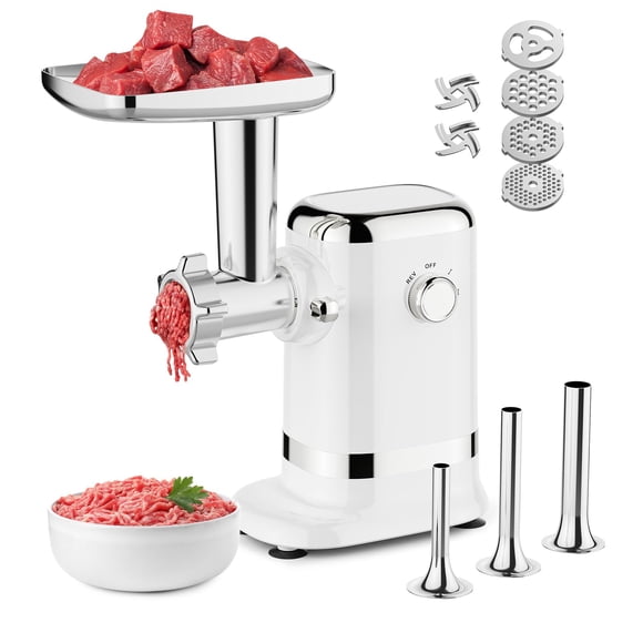 Picadora de Carne Eléctrica GVODE 2800W con Embutidora